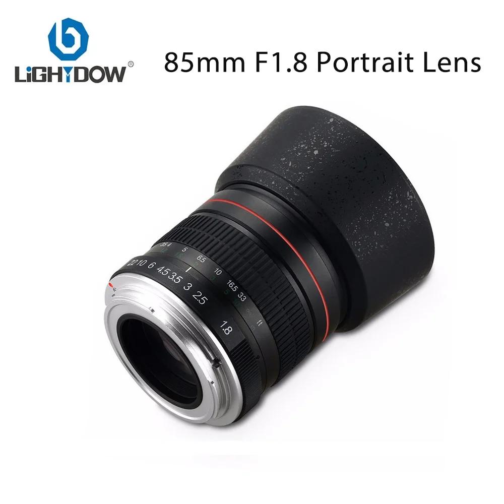Lightdow Ǯ    ι , ĳ EOS 600D 550D 700D 1300D 6D 7D   DSLR ī޶, 85mm F1.8